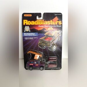 Vintage 1987 Roadblasters Road Blasters Matchbox Car Diecast Backstabber